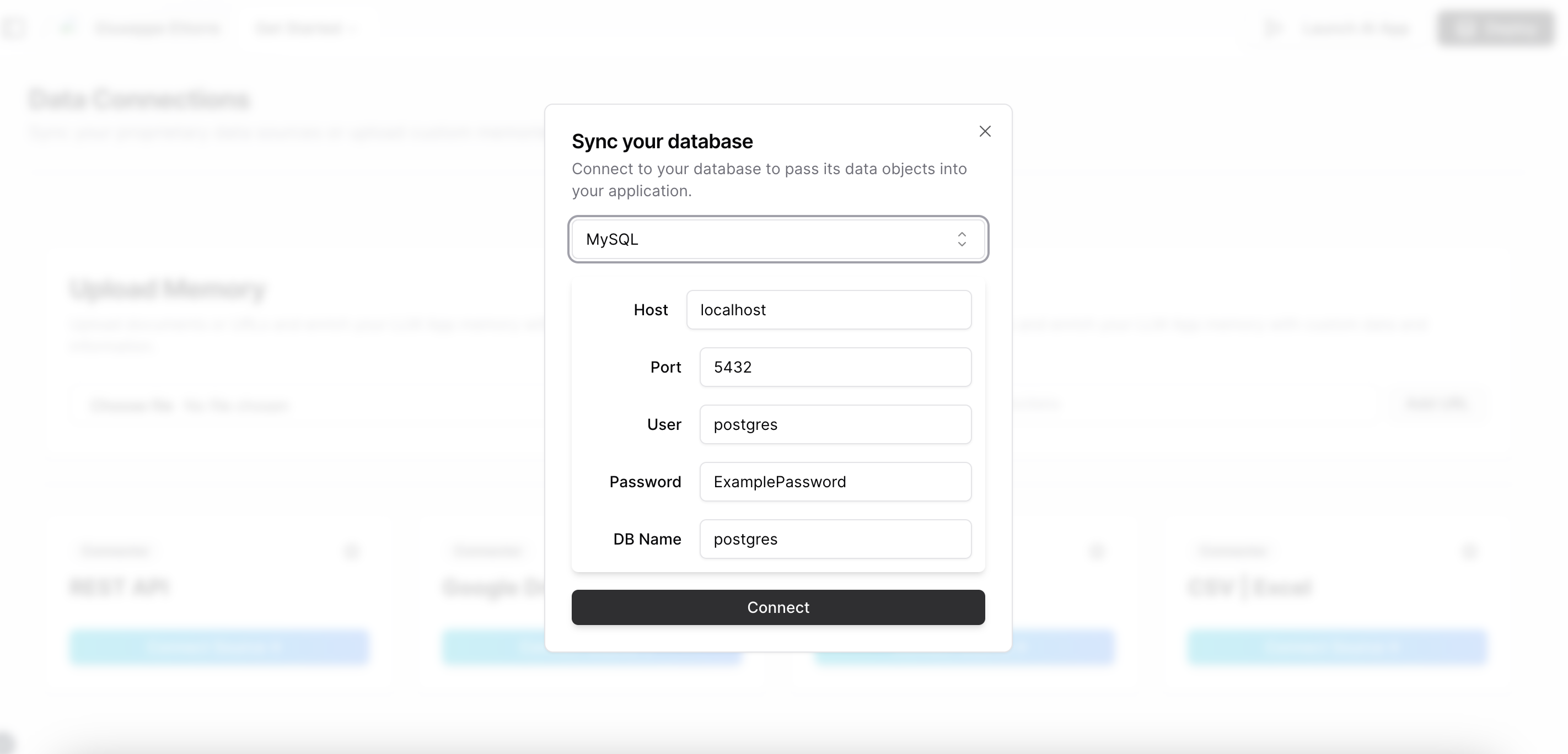 Database connectos